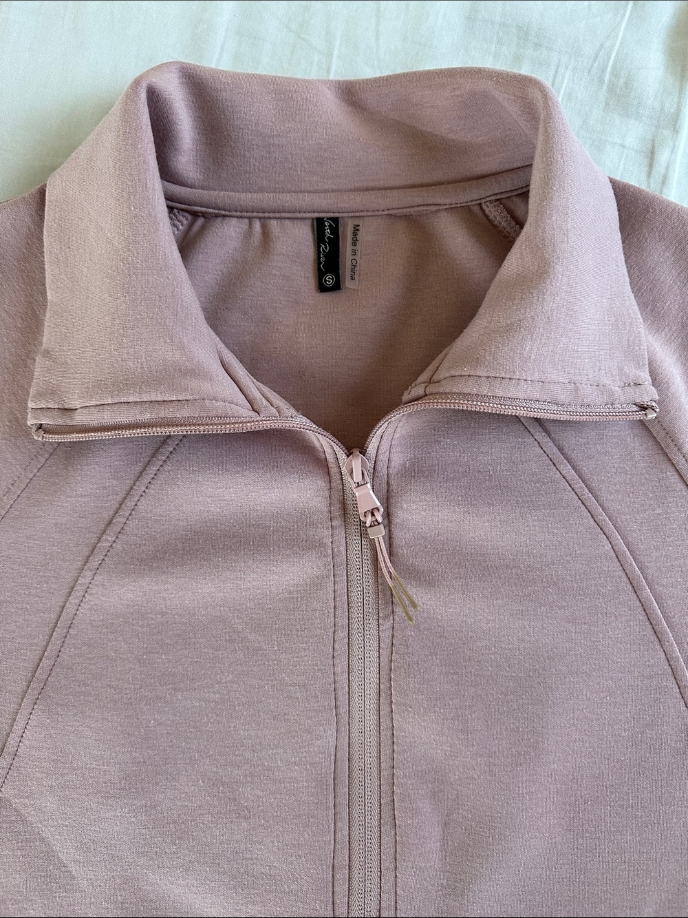 NWOT - North River Quarter-Zip Pullover - Dusty Pink - Picture 4 of 8
